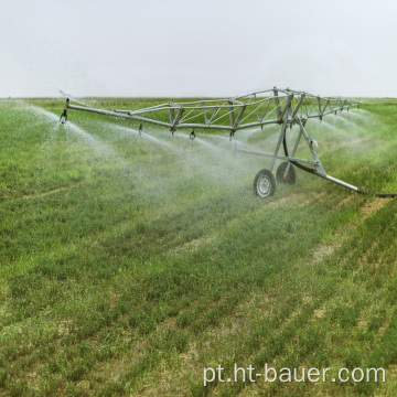 Sistema de irrigação do carretel da mangueira da Fazenda Itinerante